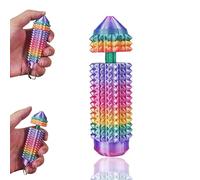 SnapMorph Little Ouchies Fidget Toys, giocattolo a lunga durata per alleviare l'ansia e lo stress, giocattolo antistress, per adulti e adolescenti, strumento per alleviare il dolore, 1 pezzo colorato