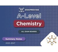 SnapRevise SnapRevise A-Level Chemistry Summary Notes (Tascabile)