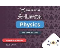 SnapRevise SnapRevise A-Level Physics Summary Notes (Tascabile)
