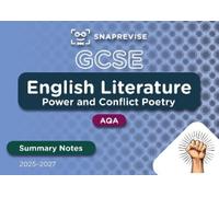 SnapRevise SnapRevise GCSE AQA English Literature: Power and Conflic (Tascabile)