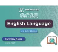 SnapRevise SnapRevise GCSE English Language Summary Notes (Tascabile)