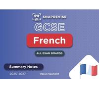 SnapRevise SnapRevise GCSE French Summary Notes (Tascabile)