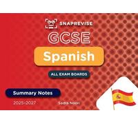 SnapRevise SnapRevise GCSE Spanish Summary Notes (Tascabile)