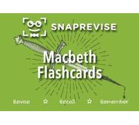 SnapRevise SnapRevise Macbeth Flashcards (Tascabile)