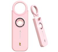 SnapSiren - Allarme Personale anti aggressione - Autodifesa con Sirena 135 dB - Portachiavi Donna da borsetta per Difesa Personale - Torcia e Allarme Porta Ingresso Hotel (Rosa)