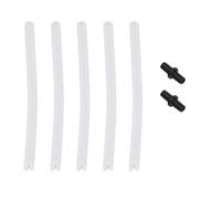 Snapworld-Kaffee Set di tubi per latte + connettore, compatibile con Philips Saeco Gaggia EP SM RI HD, per contenitore del latte, caraffa Ad: Ø 6,00 mm | ID: Ø 3,00 mm (5 x 14 cm ciascuno con