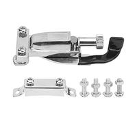 Snare Drum Strainer Replacement Kit | Chrome Plated Metal Adjuster & Mounting Plate | 4 Screws for Optimal Tone | Compatible for Small Snare Drums/Percussion Instruments