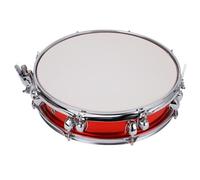 Snare Tamburo, Drum Kit Rullante Super Slim Clear Pitches 45 ° Cuscinetti Incisivi Bordi da 14 Pollici a Multistrato in Legno di Pino con Bacchette per Prestazioni (rosso)