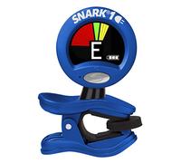Snark SN1RE - Accordatore a clip ricaricabile per tutti gli strumenti, colore blu, ricarica USB, display extra luminoso, schermo girevole a 360°, accordatura ad alta precisione, panno per la pulizia e