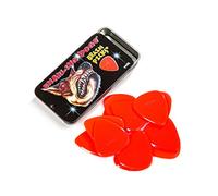 Snarling Dogs - Plettri per cervello da 73 mm, colore: Rosso