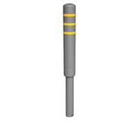 Snaweo Dissuasore Di Sicurezza Interrato, Palo Di Barriera, Barriera Parcheggio Auto Dissuasore, Paletti Per Vialetti D'accesso, Palo Di Barriera Di Sicurezza, Colonna Di Divieto Di Sosta(105CM 1pcs)