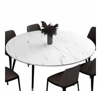 Snaweo Piano Rotondo Pieghevole, Piano del Tavolo Rotondo in Legno con 2 Pieghe, Piano Tavolo Rotondos Pieghevole di Grandi Dimensioni, Prolunga Tavoli da Temporanei Senza Gambe(Color3,120cm/47.24in)