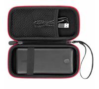 SnawikiBag Custodia di ricarica portatile per Power Bank Anker 313/325/523/525/324, custodia compatibile con caricabatterie portatile NIU 10000mAh 5V/3A/22,5W/20000mAh 22,5W, nero (solo custodia)