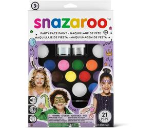 Snazaroo 1172008 - Set Speciale di trucco per Feste (Schmink Feest Set) 21 pz