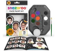 Snazaroo 1180139 Set per il trucco con 8 colori a base d'acqua per viso e corpo