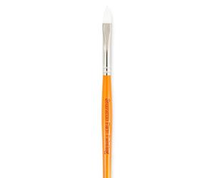 Snazaroo Amscan International Flat Brush (Medium, Yellow), 1, Orange