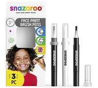 Snazaroo - pennelli per face painting Monocromo Monochrome