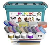 Snazaroo - Pittura per Viso e Corpo, Kit Professionale da 35 Pezzi