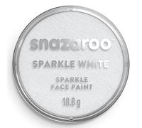 Snazaroo - Pittura Per Viso e Corpo, Trucchi da Viso per Travestimenti, per Bambini e Adulti, 18 ML, Colore Bianco Scintillante