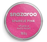 Snazaroo - Pittura Per Viso e Corpo, Trucchi da Viso per Travestimenti, per Bambini e Adulti, 18 ML, Colore Rosa Scintillante