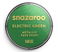 18ml Metallico Verde Elettrico Viso Corpo Pittura - Amscan Snaz - Costume Trucco