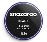 Snazaroo - Pittura Per Viso e Corpo, Trucchi da Viso per Travestimenti, per Bambini e Adulti, 18ML, Colore Nero