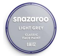 Snazaroo - Pittura Per Viso e Corpo, Trucchi da Viso per Travestimenti, per Bambini e Adulti, 18ML, Colore Grigio Chiaro