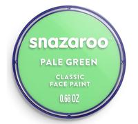 Snazaroo - Pittura Per Viso e Corpo, Trucchi da Viso per Travestimenti, per Bambini e Adulti, 18ML, Colore Verde Chiaro