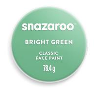 Snazaroo - Pittura Per Viso e Corpo, Trucchi da Viso per Travestimenti, per Bambini e Adulti, 75ML, Colore Verde Brillante