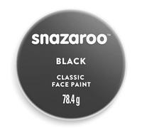 Snazaroo - Pittura Per Viso e Corpo, Trucchi da Viso per Travestimenti, per Bambini e Adulti, 75ML, Colore Nero