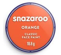 Snazaroo - Pittura Per Viso e Corpo, Trucchi da Viso per Travestimenti, per Bambini e Adulti, 75ML, Colore Arancione