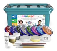Snazaroo Valigetta Trucco Professionale - Pittura per il viso e il corpo, Kit da 28 pezzi