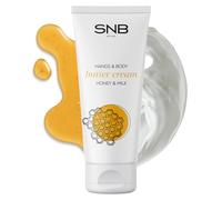 SNB Professional Burro Crema per mani e corpo Miele e Latte 200 ml - Ricca crema nutriente con prodotti delle api, glicerina, burro di jojoba e karitè - Idratazione intensiva per la pelle secca