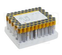 SNBGRYE 100 Provette per La Raccolta del Sangue sotto Vuoto, Provette Monouso per La Raccolta del Sangue sotto Vuoto da 3ml/5ml/10ml, Gel di Separazione + Provetta Coagulante,10ml