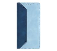 SNCLET Cover per Blackview A200 Pro Custodia con Porta Carte,Semplice Stile Libro Cover in Pelle PU Portafoglio con Supporto Integrato,Antiurto Magnetica Custodia per Blackview A200 Pro,Blu Navy/Blu