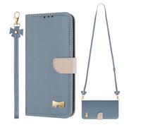 SNCLET Cover per Honor Magic 5 Lite Flip Case PU Leather Case,Wallet Pocket Pelle PU Portafoglio con Porta Carte,Supporto Integrato,with Inner TPU Protective Cover Custodia per Honor Magic 5 Lite,Blu