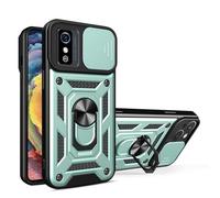 SNCLET Cover per ZTE Blade L9 Custodia,Grado Militare Premium Custodia con Protezione Fotocamera con 360°Anello Supporto Protettivo PC e TPU Antiurto AntiGraffio Case per ZTE Blade L9,Verde
