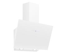 SNDOAS Cappa Aspirante 60 cm, Cappa Aspirante Inclinata 700 m³/h, 9 Livelli Della Velocità, Pannello Touch, Filtro in Alluminio a 5 Strati, Funzione di spegnimento ritardato, Acciaio Inox/Vetro Bianco