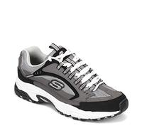 Sneaker Allacciata Stamina Nuovo, Uomo, Antracite, Nero/Carbone, 11 XW US