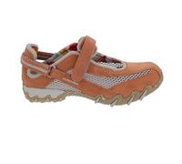 Sneaker Allrounder NIRO 23/12, pelle scamosciata con rete aperta, marrone caramello, plantare da cambiare, marrone, marrone, 38.5 EU