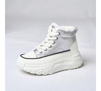Sneaker Alte con Fondo Spesso da Donna, Stivali da Neve Antiscivolo Versatili con Fodera in Pile Calda per l'Autunno/Inverno Più Recente CN35,CN36,CN37,CN38,CN39,CN40,CN41,CN42,CN43Colore unico