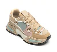 Sneaker casual alla moda con suola spessa e colori a contrasto È un ottimo posto per essere di persona, scarpe da ginnastica, grosse femme multicolori e semelle.È un'esperienza scultorea perfetta, un