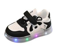 Sneaker Casual Bambina Leggero Scarpe da Ginnastica Assorbimento degli Urti con luci LED Lampeggianti Larghe per Bambine Suola Piatta Ideale l'uso Quotidiano