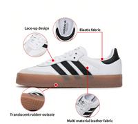 Sneaker casual bassa da donna modello SAMBAE W, stile JI1349, della linea Originals Una nuova interpretazione di un classico.Queste scarpe adidas Sambae danno nuova vita a un classico. I giorni in cui