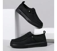 Sneaker casual comodo da uomo - Scarpe casual alla moda e traspiranti con banda elastica, rete traspirante, adatte per tutte le stagioni, punta tonda, tomaia in tessuto, suola in EVA, scarpe sportive