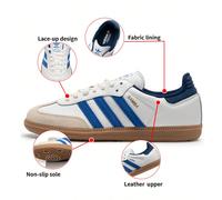 Sneaker casual da donna Adidas Samba OG, confortevoli, leggere, basse, e durevoli Le adidas Samba hanno lasciato il segno sui campi da calcio indoor ben prima di approdare sulle strade. Questa sneaker