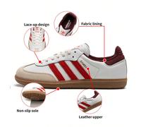 Sneaker casual da donna Samba OG, confortevoli, leggere, basse, durevoli Le adidas Samba hanno lasciato il segno sui campi da calcio indoor ben prima di approdare sulle strade. Questa sneaker classica