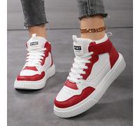 Sneaker casual sportiva versatile unisex, con tomaia in PU e suola leggera in EVA ammortizzante, non stanca i piedi durante la camminata, adatta per uscite in città e uso quotidiano, essenziale per un