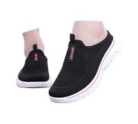 Sneaker da donna, estive, comode, leggere, come scarpe per il tempo libero, in rete, traspiranti, scarpe da corsa per il relax a casa e brevi gite all'aria aperta, scarpe estive, Rosa caldo, 37 EU