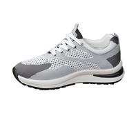 Sneaker da donna extra larghe, comode scarpe da ginnastica antiscivolo, cenere chiaro, 42 EU